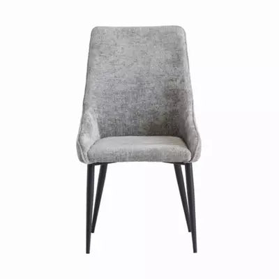 Malorie Boucle Grey Fabric Dining Chair