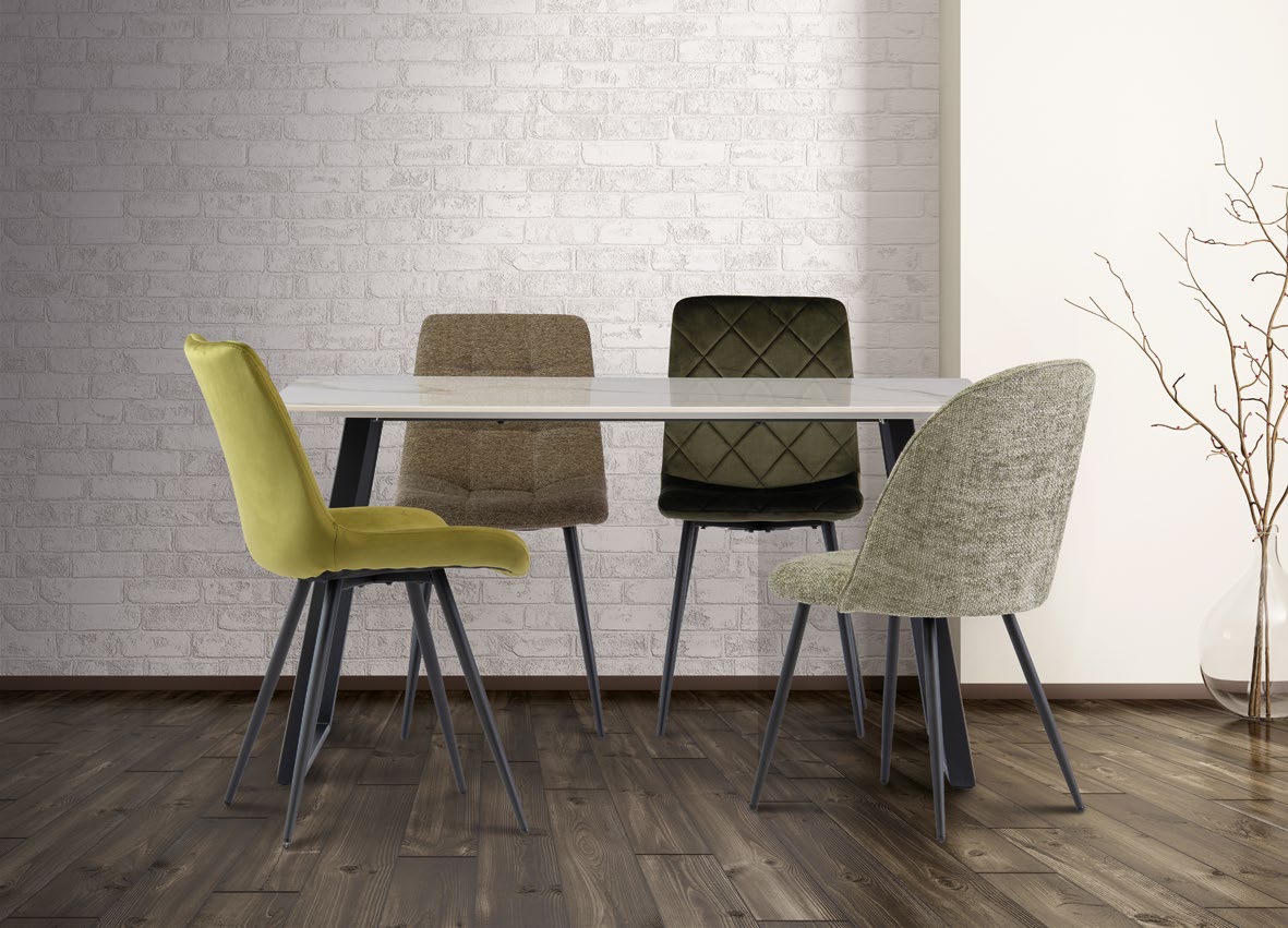 Massimo Grey Granite Finish 1.4m Dining Table