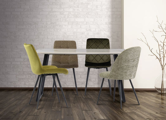 Massimo Grey Granite Finish 1.4m Dining Table