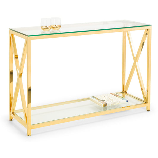 Miami Console Table Gold