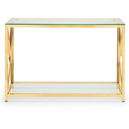 Miami Console Table Gold