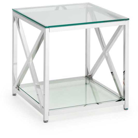 Miami Lamp Table Silver