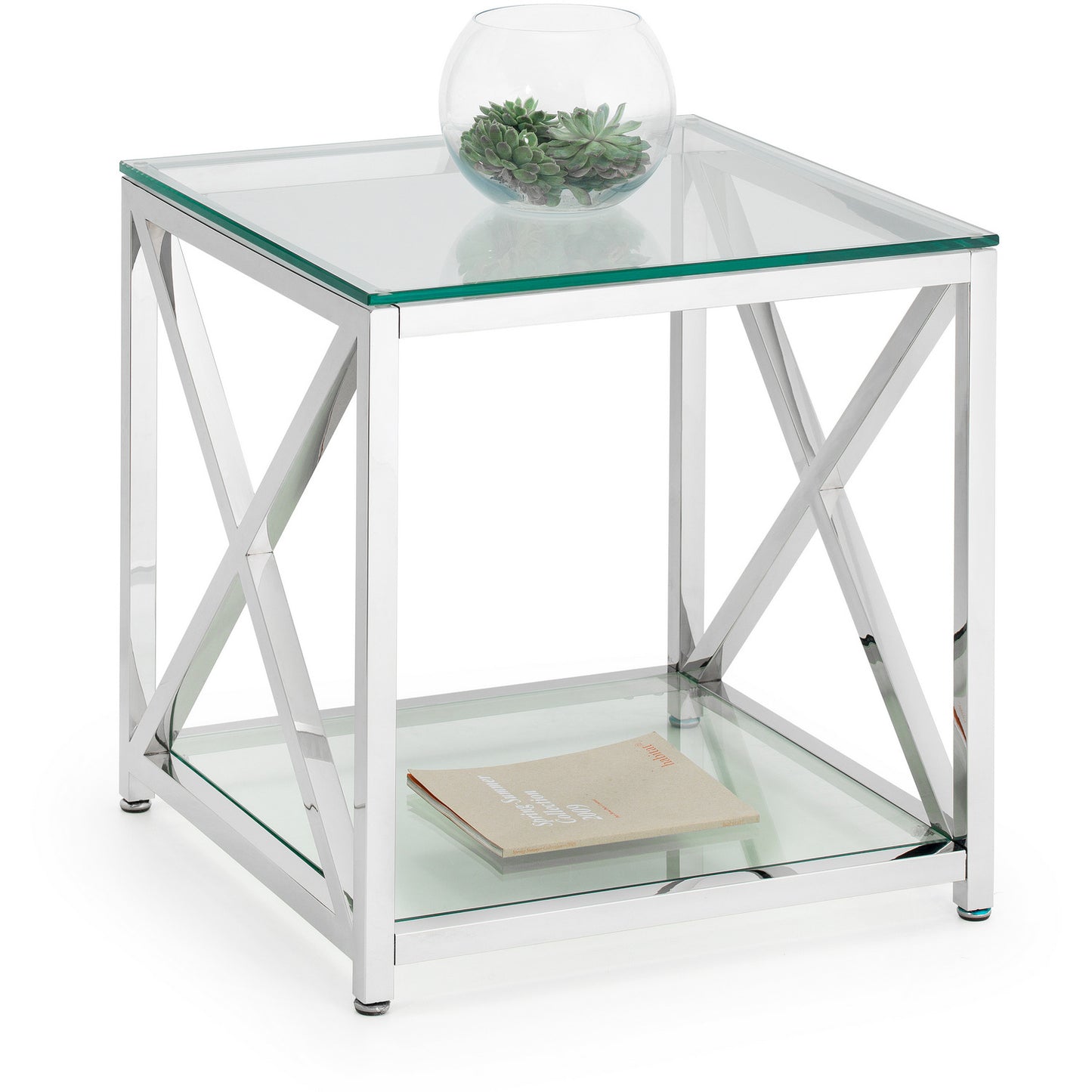 Miami Lamp Table Silver
