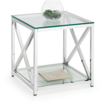 Miami Lamp Table Silver