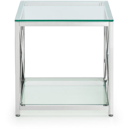 Miami Lamp Table Silver