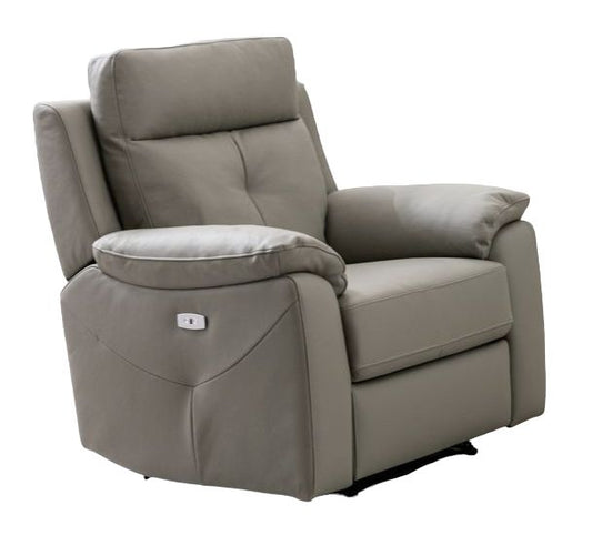 Milano Moon Leather Electric Armchair