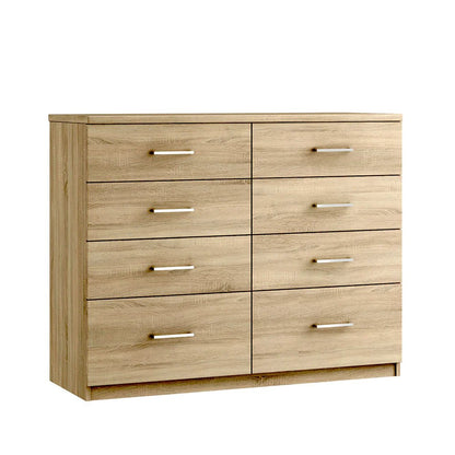 Madeira 8 Drawer Twin Chest (Inc Two Deep Drawers)