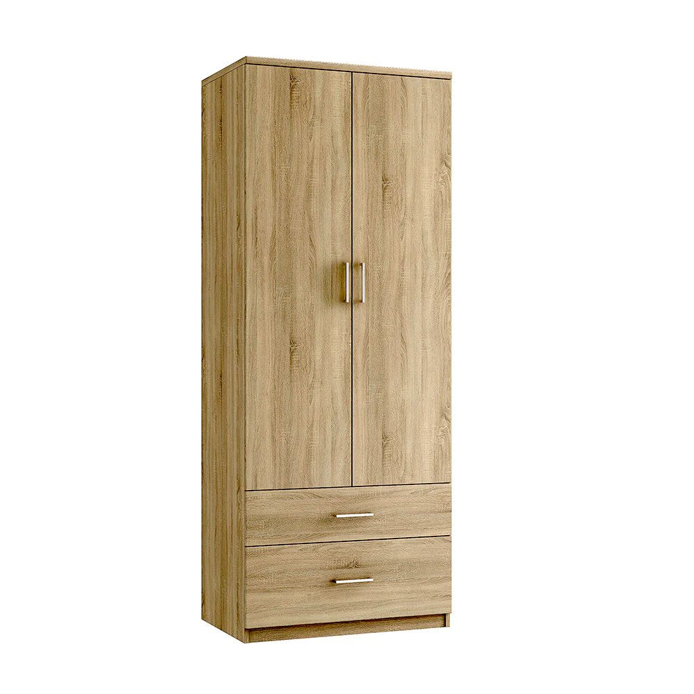 Madeira Double Tall 2 Drawer Gents Robe (With One Deep Drawer)