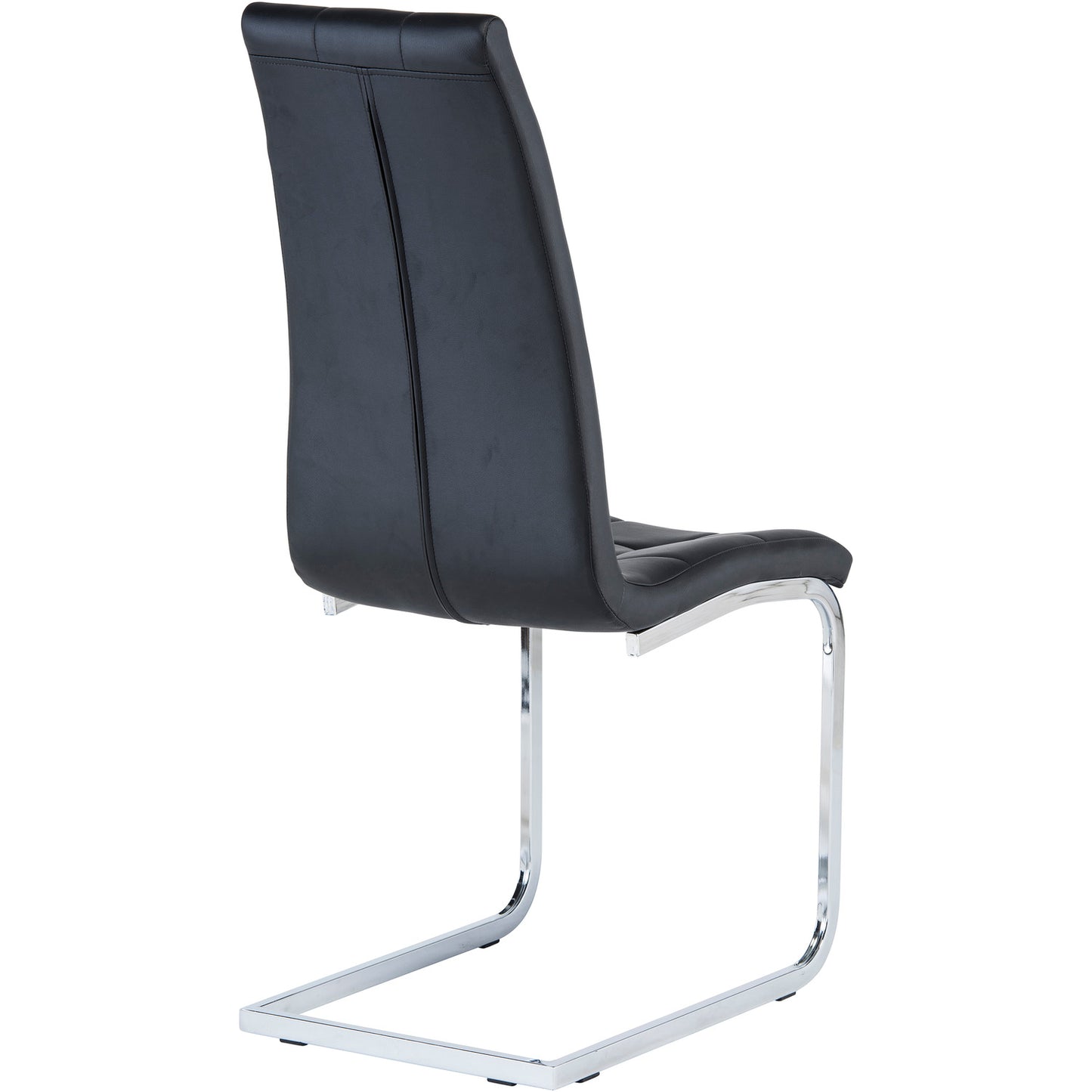 Moreno Faux Leather Dining Chair Black