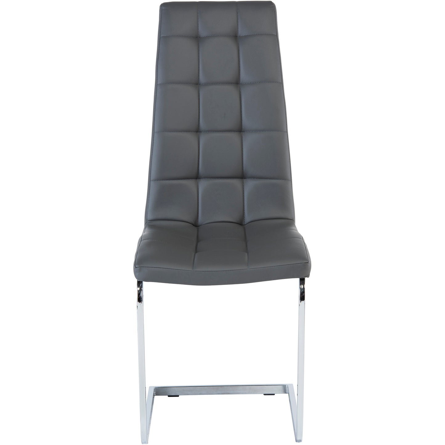 Moreno Faux Leather Dining Chair Grey