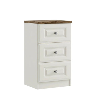 Naples 3 Drawer Bedside Chest