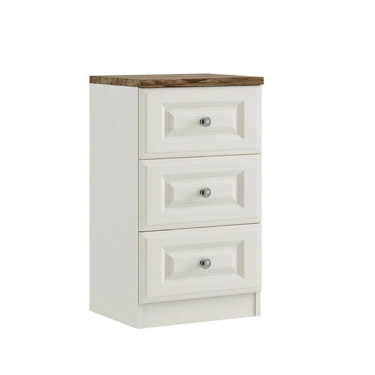 Naples 3 Drawer Bedside Chest