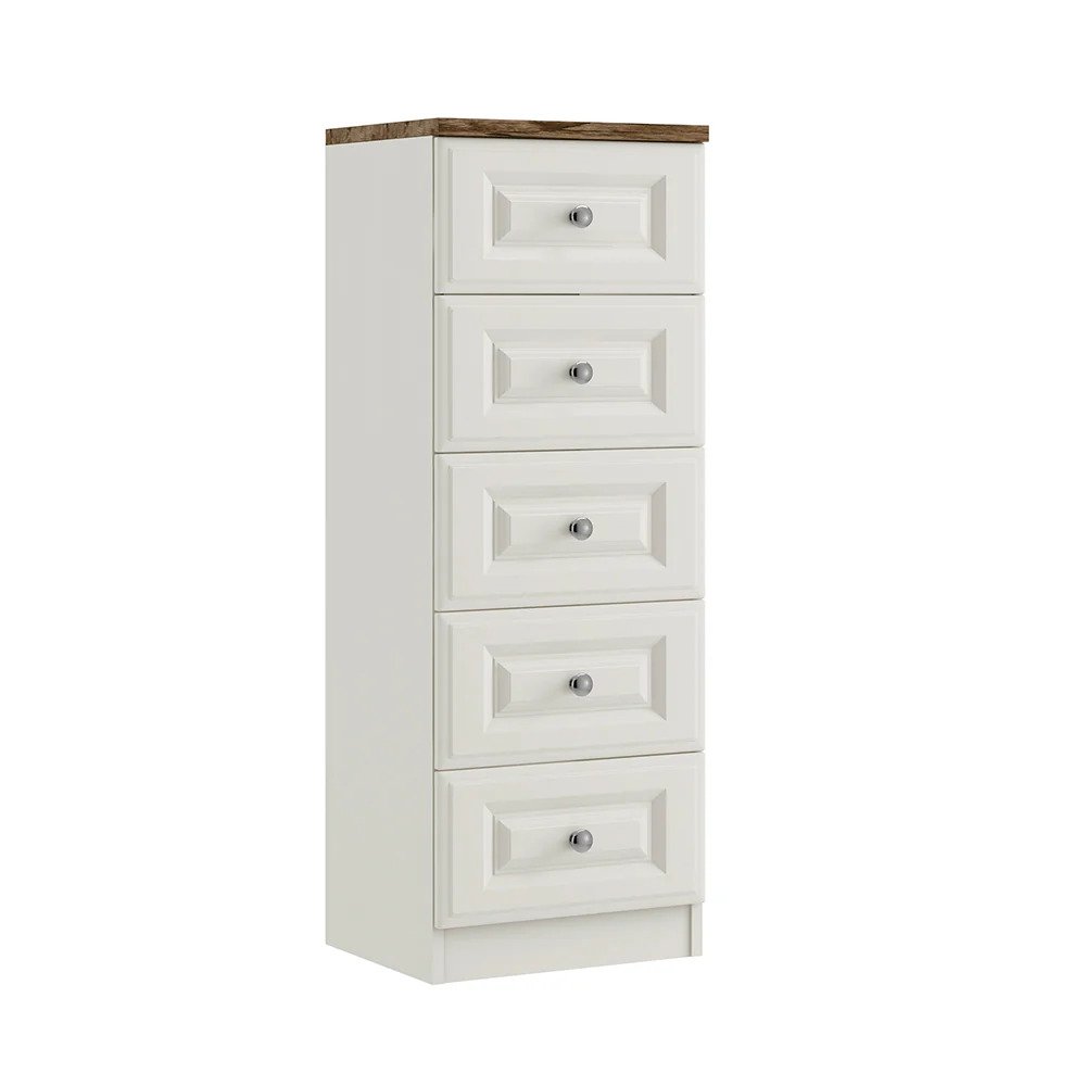 Naples 5 Drawer Narrow Chest