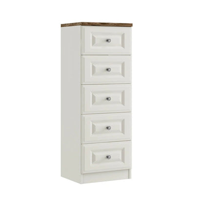 Naples 5 Drawer Narrow Chest