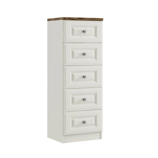 Naples 5 Drawer Narrow Chest