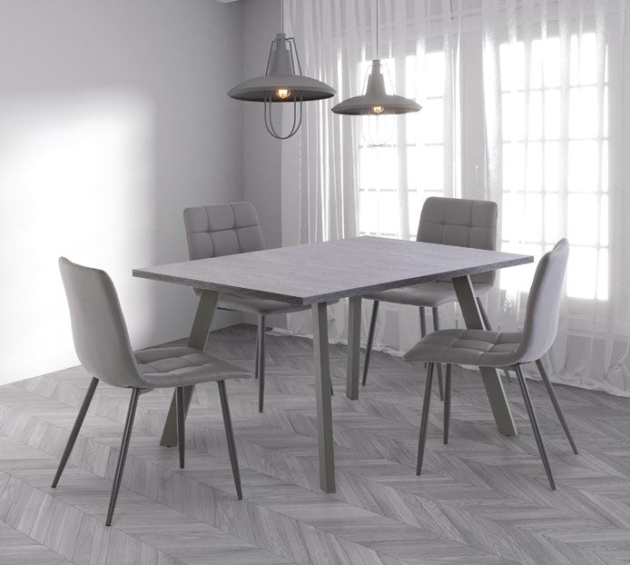 Picasso Dark Grey 1.2m Dining Table