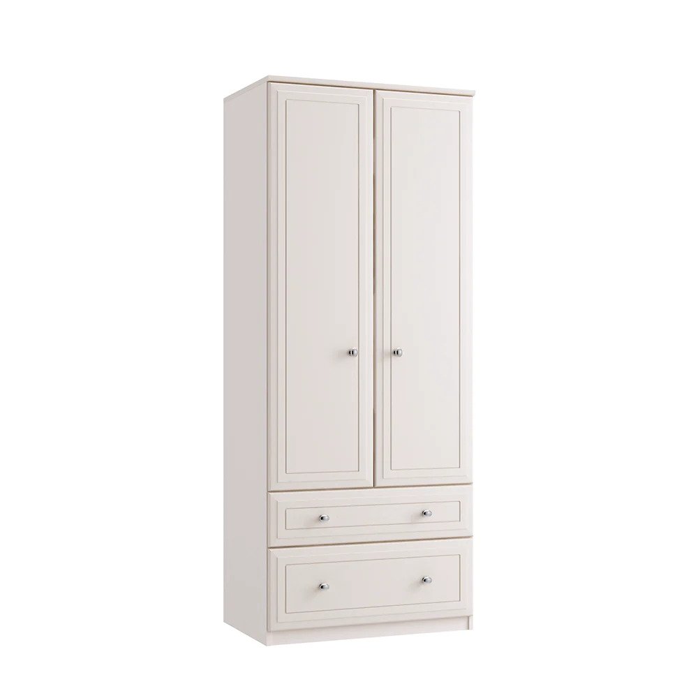 Ravello Double Tall 2 Drawer Gents Robe (With One Deep Drawer)