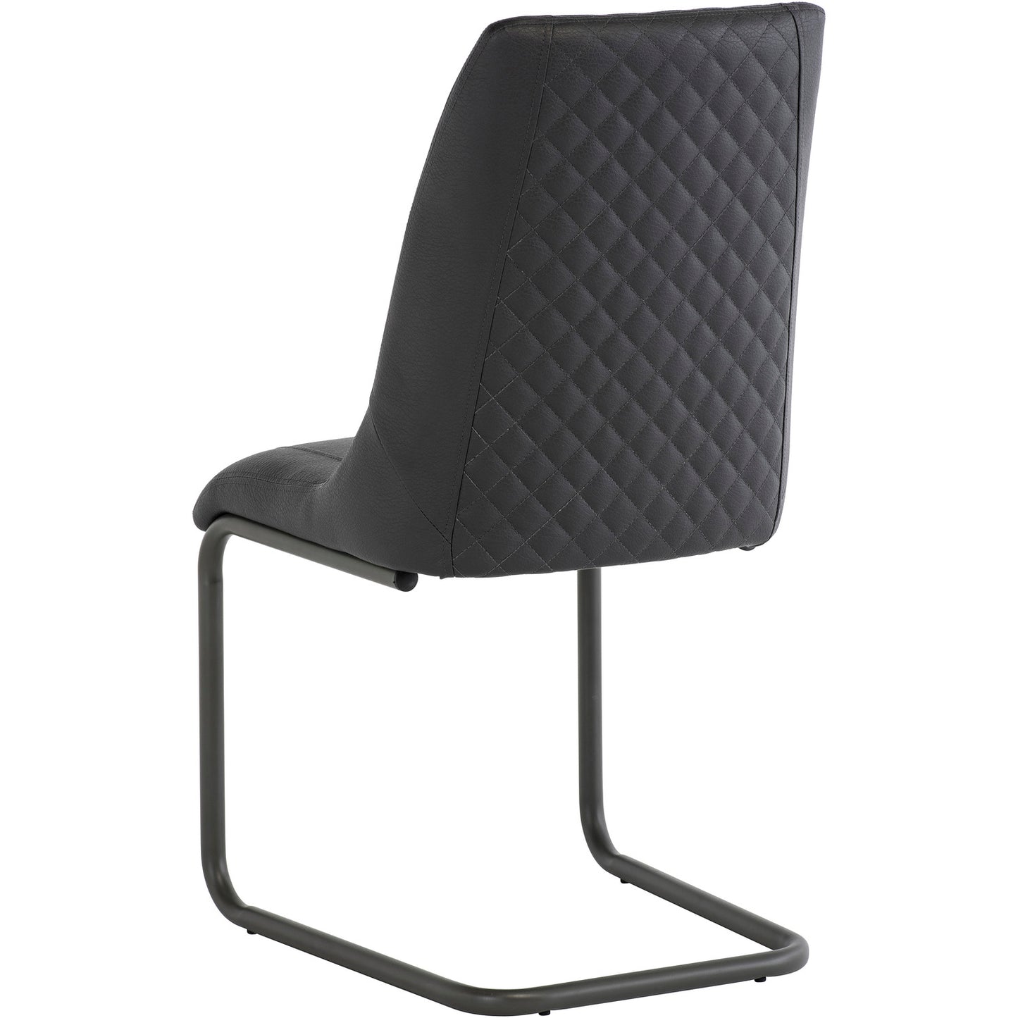 Ravello Faux Leather Dining Chair Grey