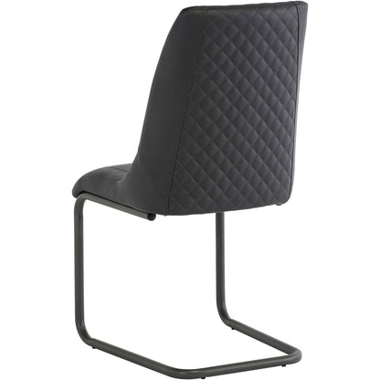 Ravello Faux Leather Dining Chair Grey