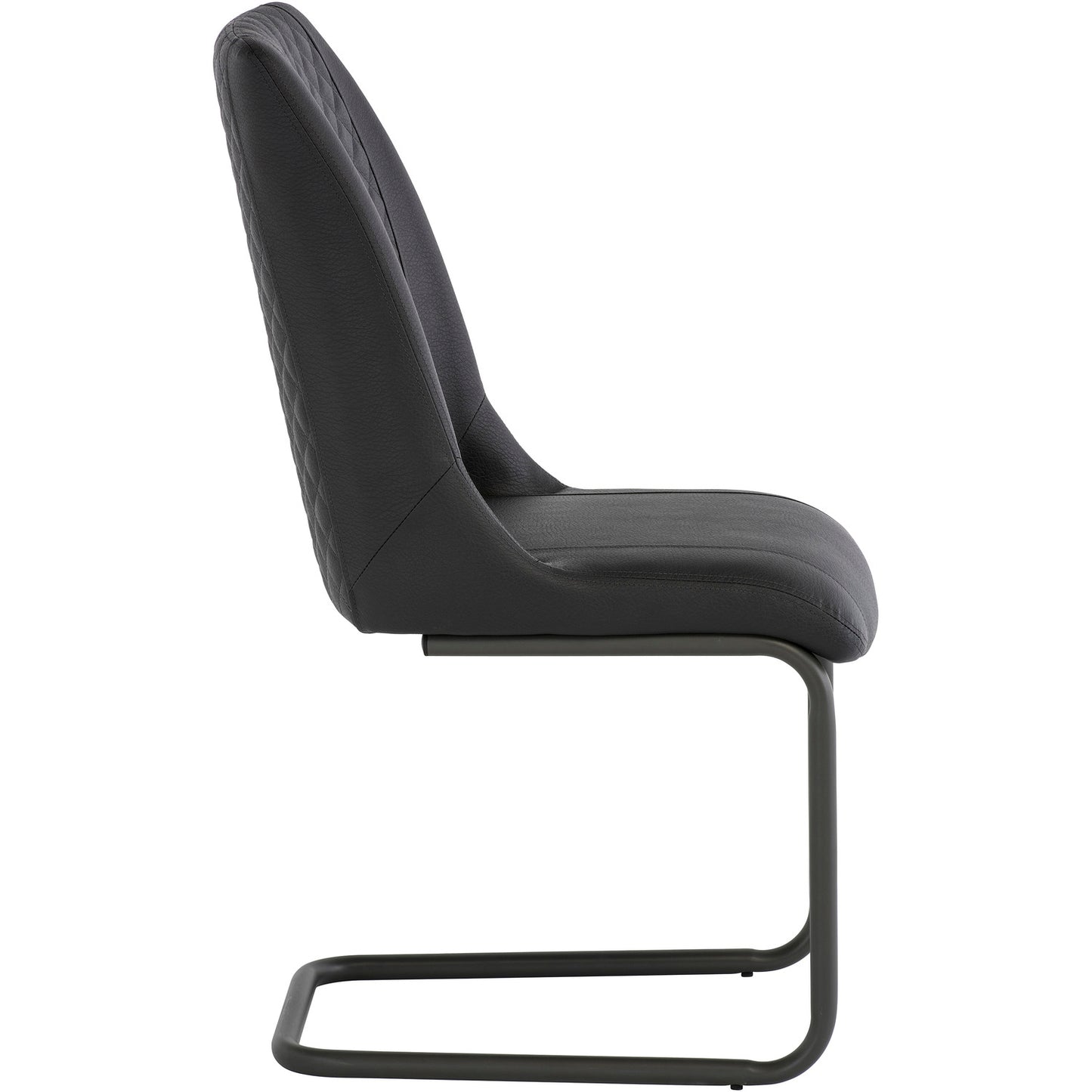 Ravello Faux Leather Dining Chair Grey