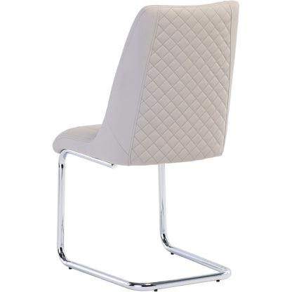 Ravello Faux Leather Dining Chair Stone Neutral