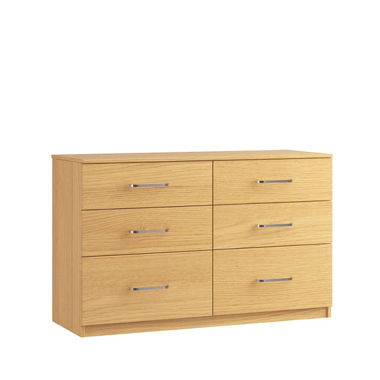 Ravenna 6 Drawer Twin Chest (Inc Two Deep Drawers)
