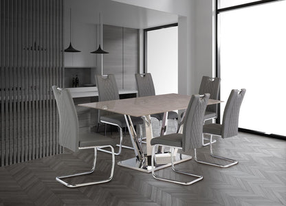 Remi Carlos Grey 1.8m Dining Table