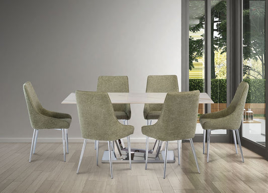 Remi Kass Gold 1.8m Dining Table