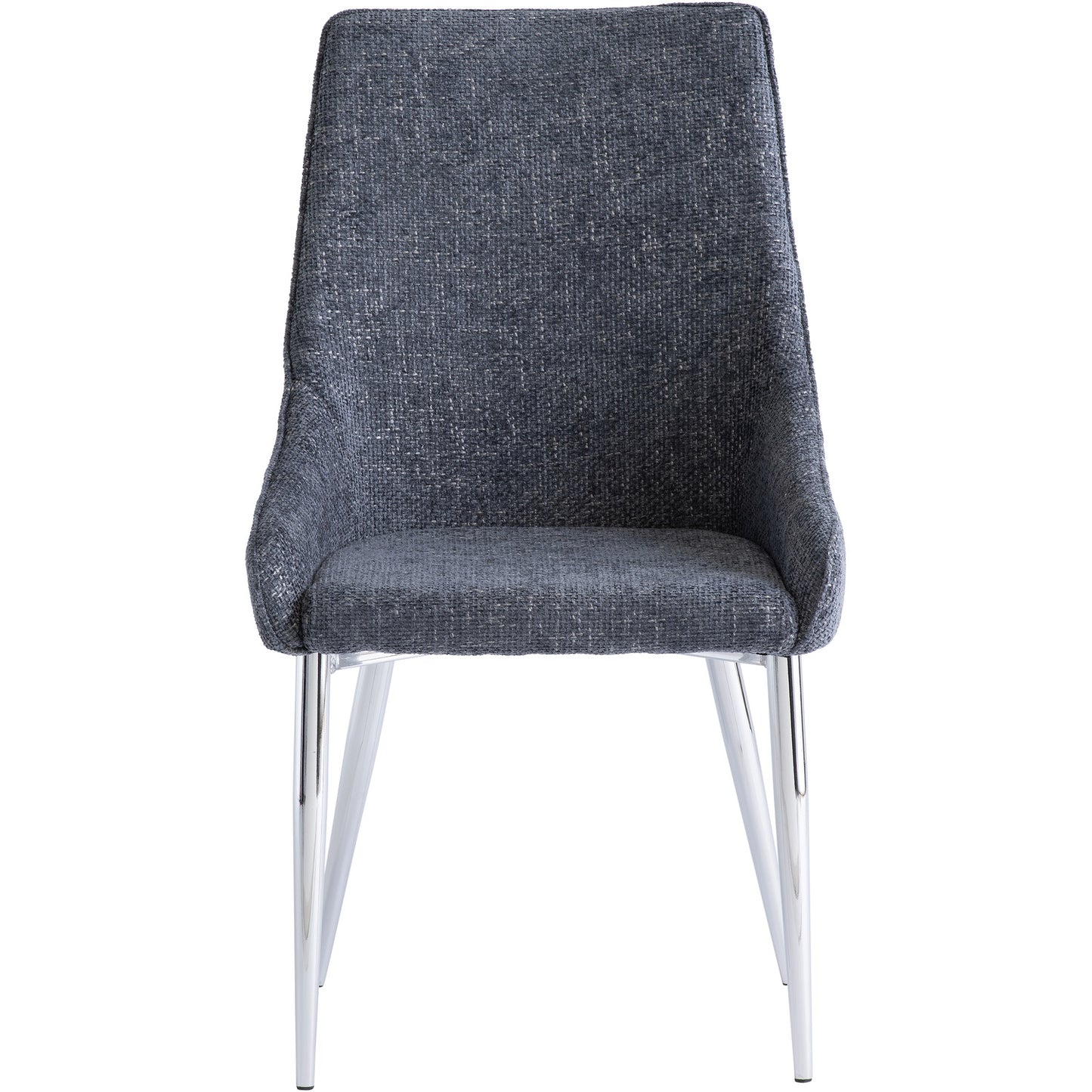 Rhone Textured Fabric Dining Chair Deep Blue