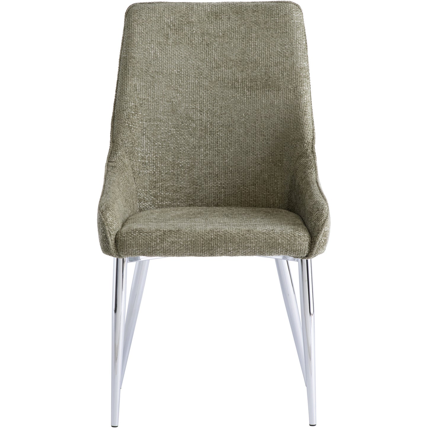 Rhone Textured Fabric Dining Chair Olive