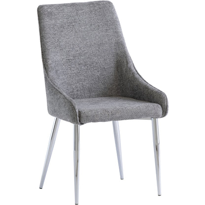 Rhone Textured Fabric Dining Chair Ash
