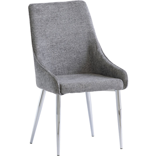 Rhone Textured Fabric Dining Chair Ash
