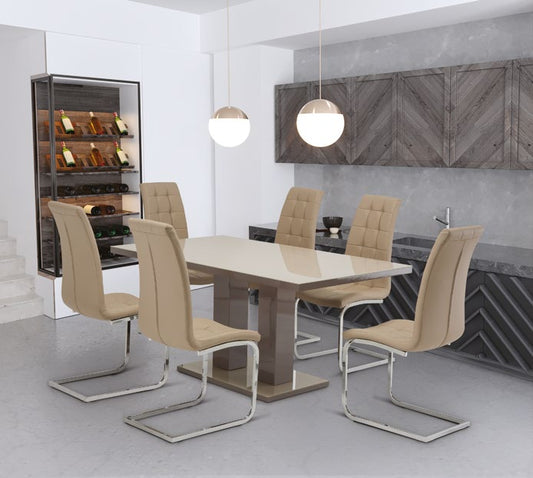 Riley Latte 1.6m Dining Table