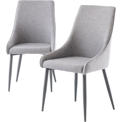 Rimini Dining Chair Fabric Mineral Grey