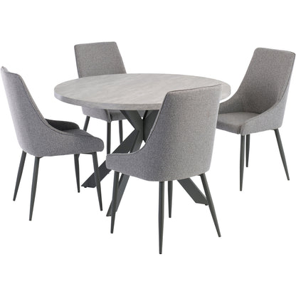 Rimini Dining Chair Fabric Mineral Grey
