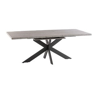 Rimini Light Grey 1.6m (+0.4m) Extending Dining Table