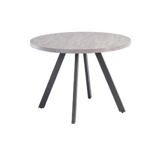 Rimini Light Rhine Grey 1.07m Round Dining Table