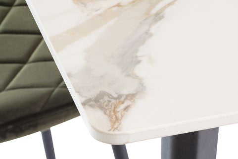 Ruby Kass Gold 1.8m Dining Table
