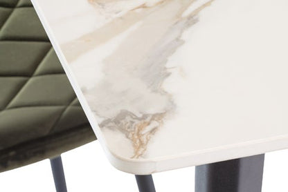 Ruby Kass Gold 1.8m Dining Table