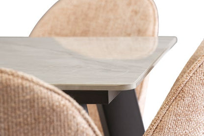 Ruby Rebecca Grey 1.8m Dining Table