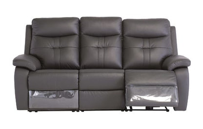 Stockholm Charcoal 3 Seater Electric Sofa