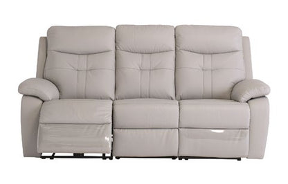 Stockholm Light Grey 3 Seater Electric Sofa