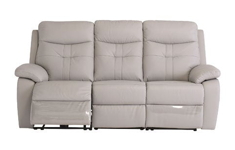 Stockholm Light Grey 3 Seater Electric Sofa