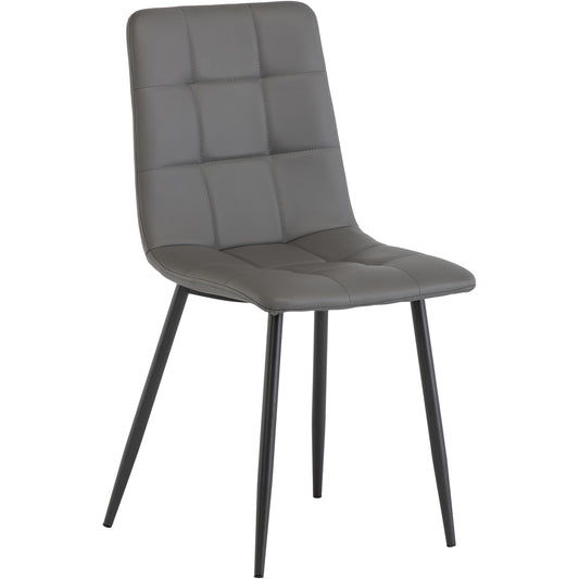 Virgo PU Dining Chair Grey