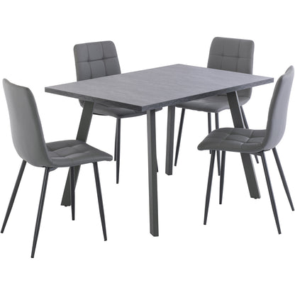 Virgo PU Dining Chair Grey