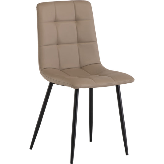 Virgo PU Dining Chair Light Taupe