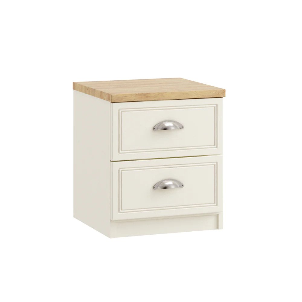 Vittoria 2 Drawer Bedside Chest