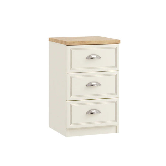 Vittoria 3 Drawer Bedside Chest