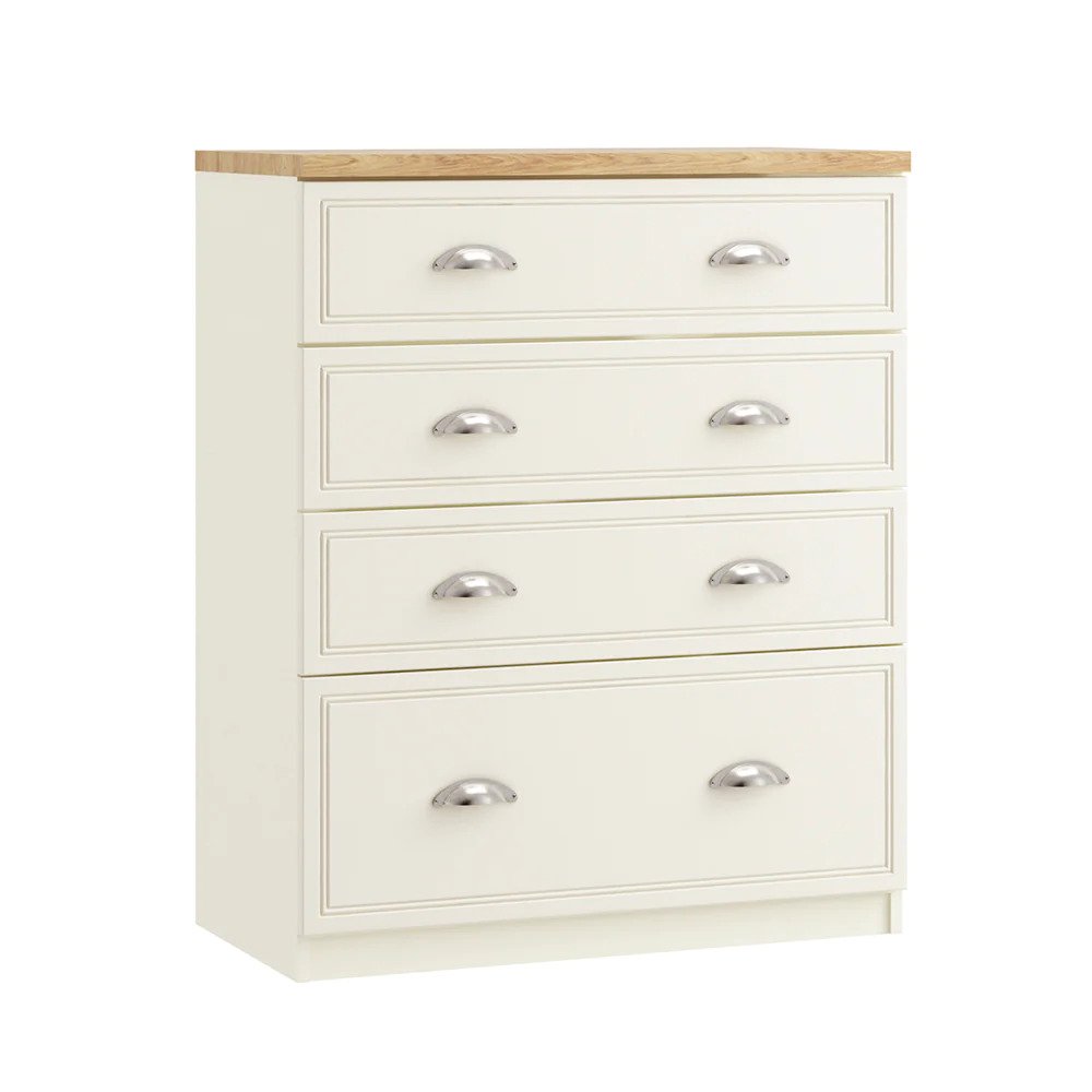 Vittoria 4 Drawer Chest (Inc One Deep Drawer)