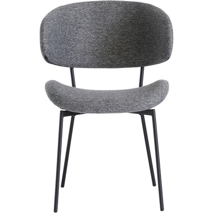 Willow Fabric Chair Dark Grey